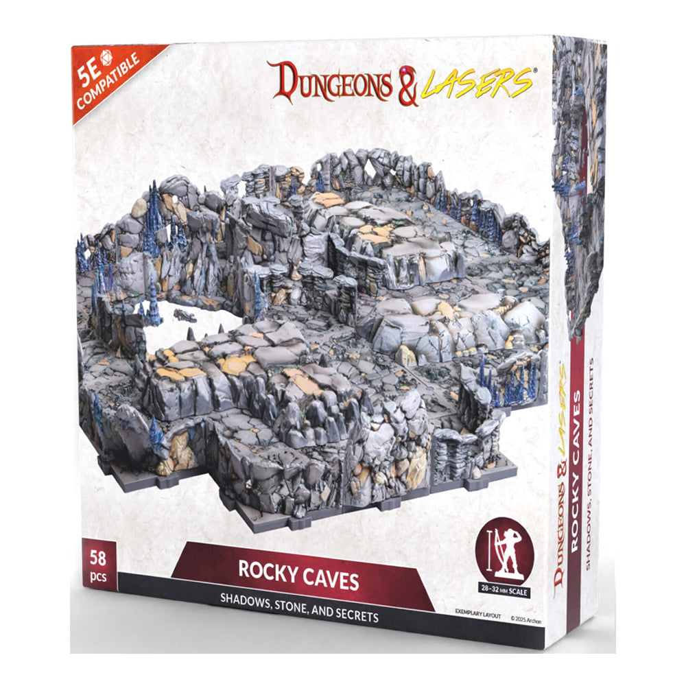 Dungeons & Lasers: Rocky Caves (Unpainted)