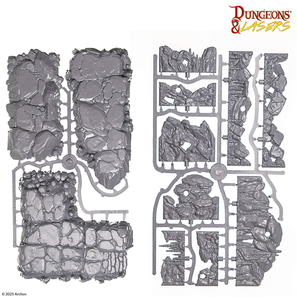 Dungeons & Lasers: Rocky Caves (Unpainted)