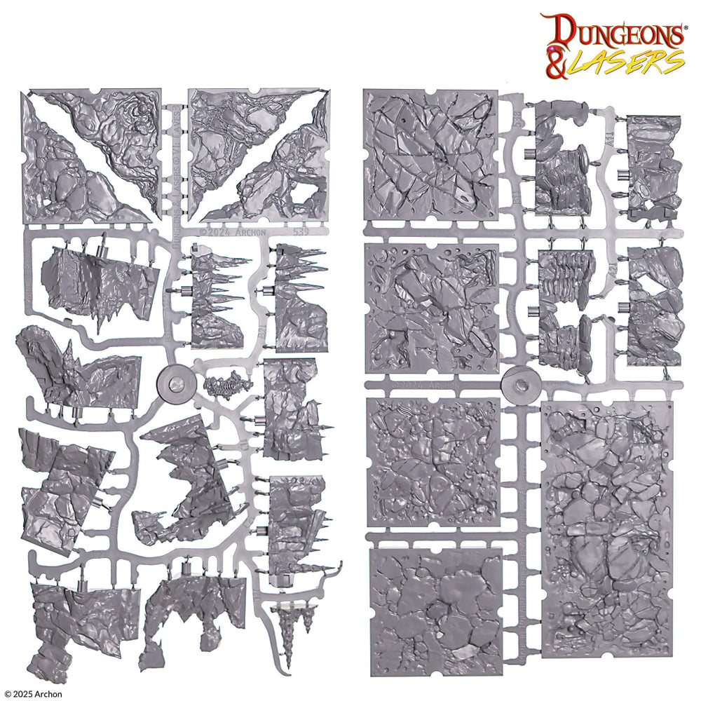 Dungeons & Lasers: Rocky Caves (Unpainted)