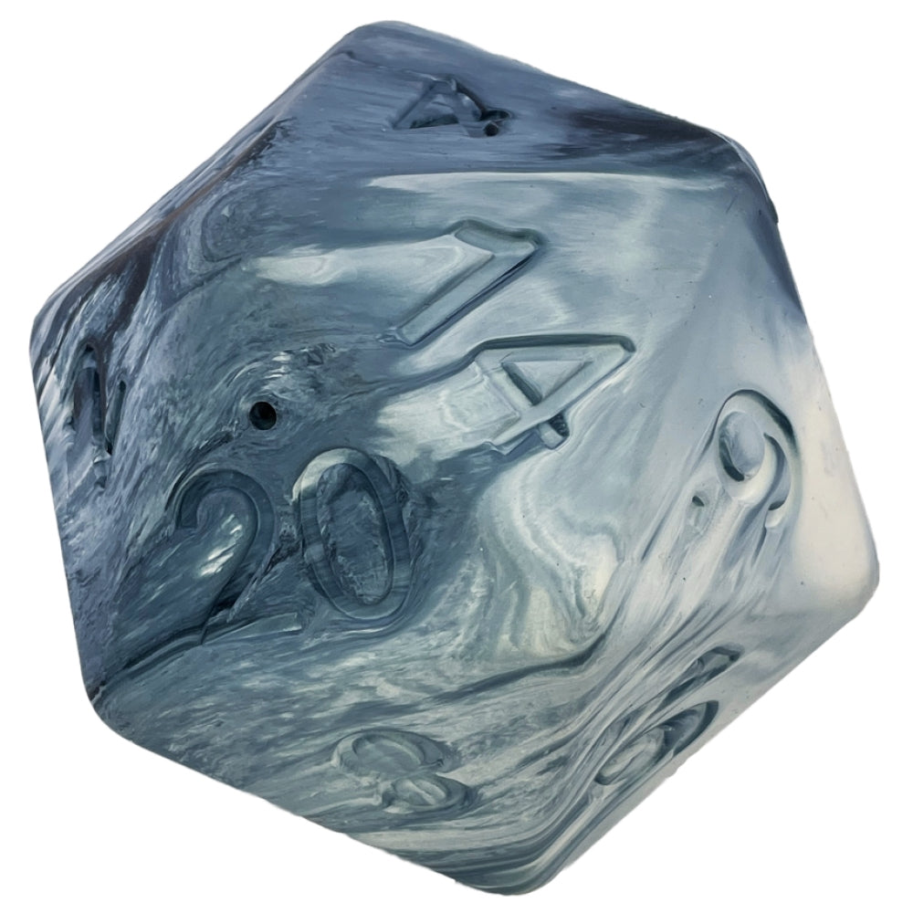 Pawlymorph: Barbarian Strength Dog D20 - Gray