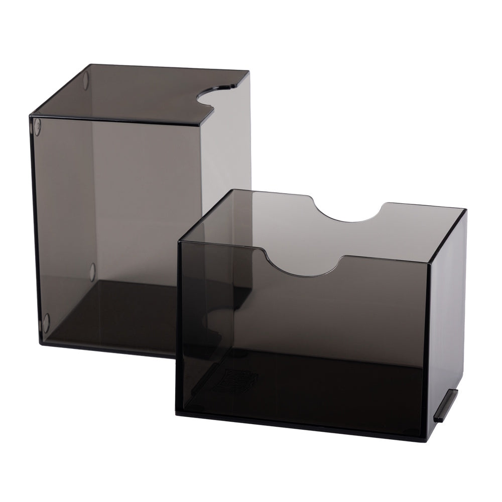 Dragon Shield Deck Box: Strongbox Clear Black (Holds 100+)