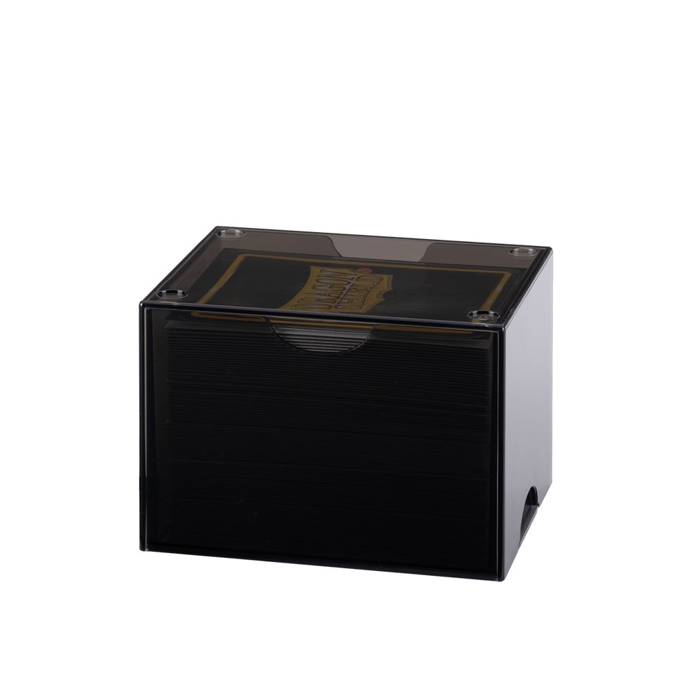Dragon Shield Deck Box: Strongbox Clear Black (Holds 100+)