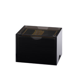 Dragon Shield Deck Box: Strongbox Clear Black (Holds 100+)