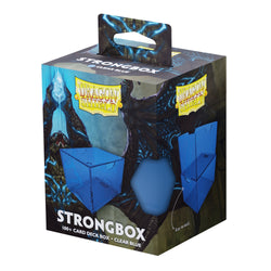 Dragon Shield Deck Box: Strongbox Clear Blue (Holds 100+)