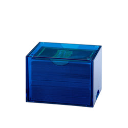 Dragon Shield Deck Box: Strongbox Clear Blue (Holds 100+)