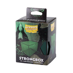 Dragon Shield Deck Box: Strongbox Clear Green (Holds 100+)