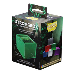 Dragon Shield Deck Box: Strongbox Clear Green (Holds 100+)