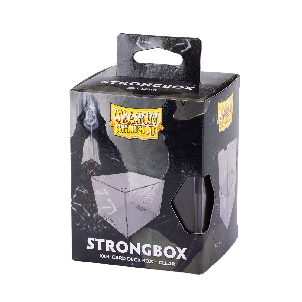 Dragon Shield Deck Box: Strongbox Clear (Holds 100+)