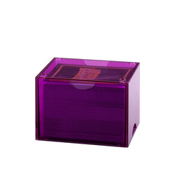 Dragon Shield Deck Box: Strongbox Clear Purple (Holds 100+)