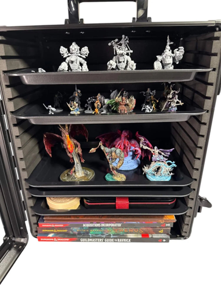 EVORETRO: Miniatures Display And Carry Case (5 Metal Trays)