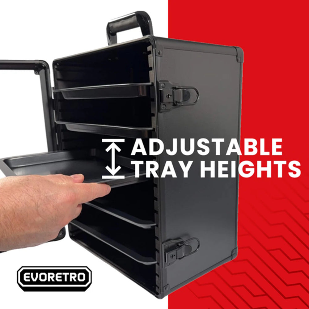 EVORETRO: Miniatures Display And Carry Case (5 Metal Trays)