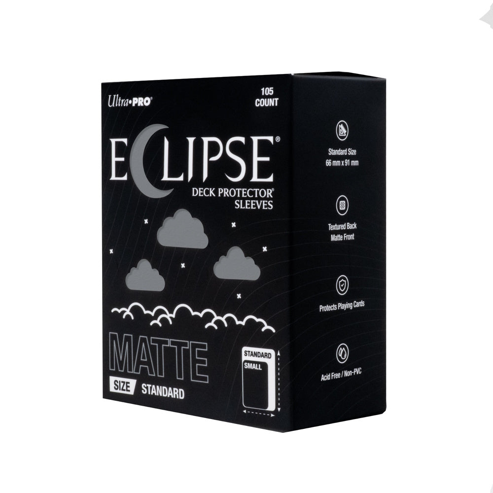 Ultra PRO Deck Protector Sleeves: Eclipse Matte - Smoke Grey (105 Count)