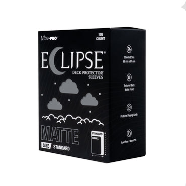 Ultra PRO Deck Protector Sleeves: Eclipse Matte - Smoke Grey (105 Count)
