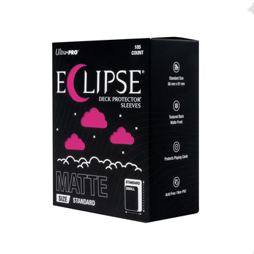 Ultra PRO Deck Protector Sleeves: Eclipse Matte - Hot Pink (105 Count)