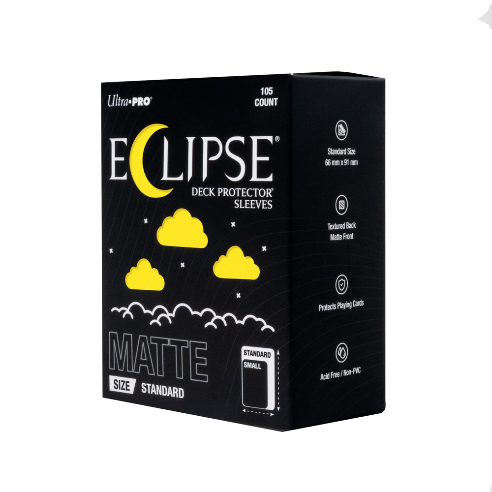 Ultra PRO Deck Protector Sleeves: Eclipse Matte - Lemon Yellow (105 Count)