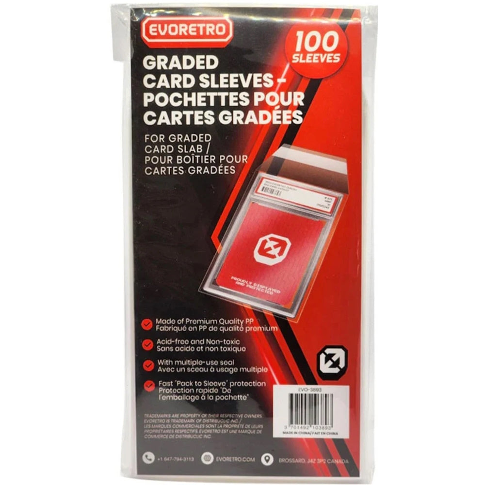 EVORETRO: Graded Card Sleeves (100 Count)