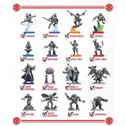 Unmatched Adventures: Teenage Mutant Ninja Turtles - Extra Toppings Miniature Set