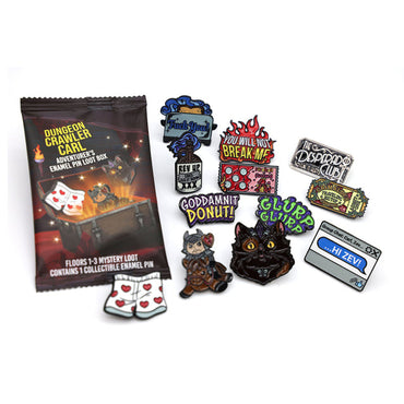 Foam Brain: Mystery Loot - Dungeon Crawler Carl Enamel Pin (Floors 1-3)