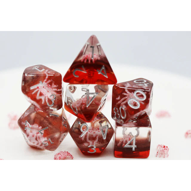 RPG Dice: Ghost Spider (Foam Brain)