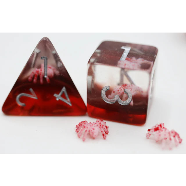 RPG Dice: Ghost Spider (Foam Brain)