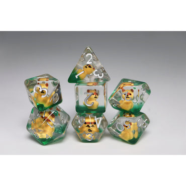 RPG Dice: Baby Raccoon (Foam Brain)