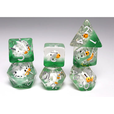 RPG Dice: Grazing Cow (Foam Brain)