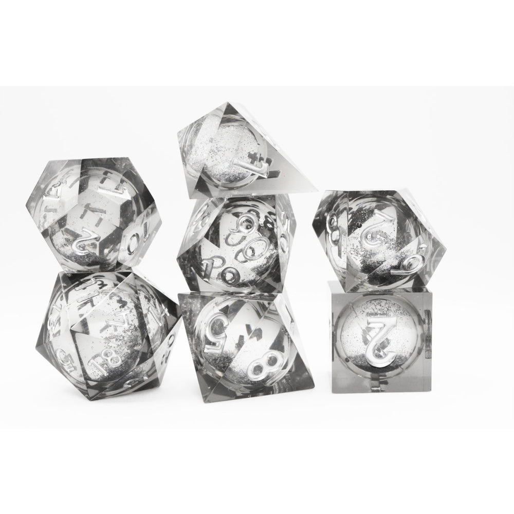 Liquid Core RPG Dice: Black (Foam Brain)