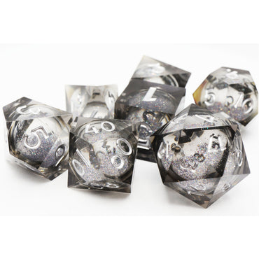 Liquid Core RPG Dice: Black (Foam Brain)