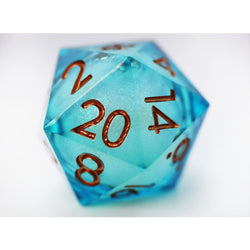 Liquid Core D20 (33mm): Ocean Swirl (Foam Brain)