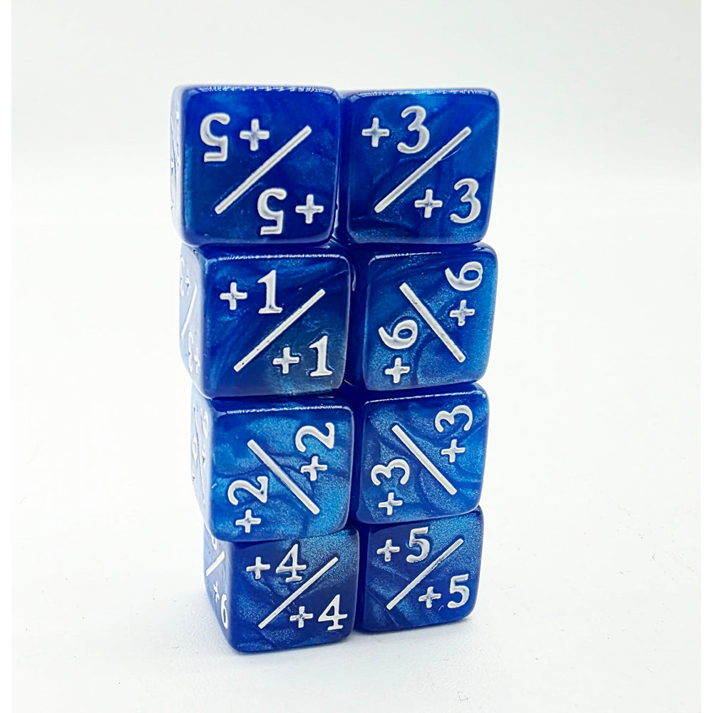 +1/+1 MTG Counters: Pearl Blue (Foam Brain)