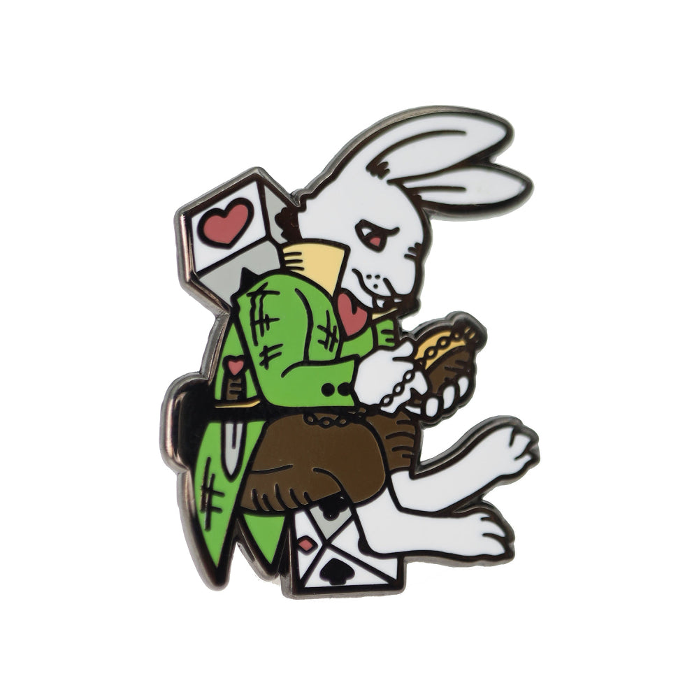 Foam Brain Pins: Alice's Adventures in Diceland - The White Hare