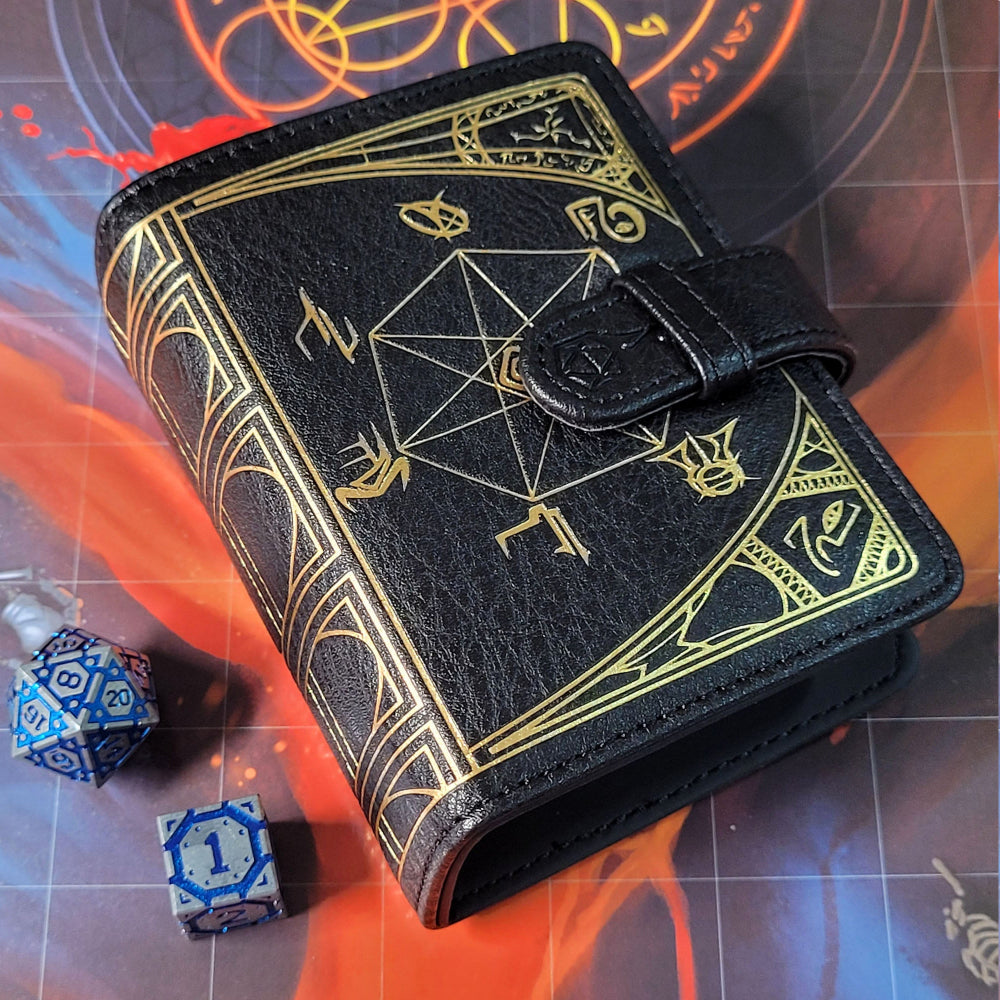 Forged Gaming: Book of Incantations - Deluxe Tome Edition (Spell Card Book +8 Bonus Cards)