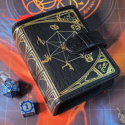 Forged Gaming: Book of Incantations - Deluxe Tome Edition (Spell Card Book +8 Bonus Cards)