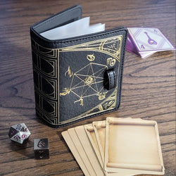 Forged Gaming: Book of Incantations - Deluxe Tome Edition (Spell Card Book +8 Bonus Cards)