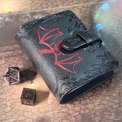 Forged Gaming: Book of Incantations - Dragon Edition (Spell Card Book / Black with Red Foil)