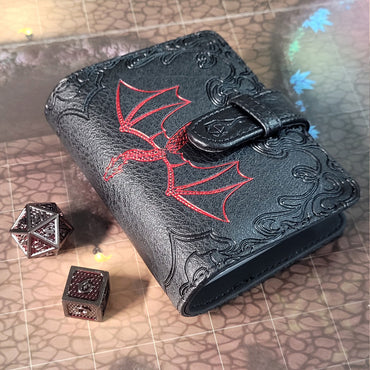 Forged Gaming: Book of Incantations - Dragon Edition (Spell Card Book / Black with Red Foil)