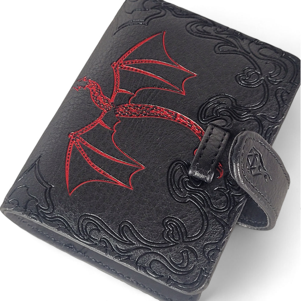 Forged Gaming: Book of Incantations - Dragon Edition (Spell Card Book / Black with Red Foil)