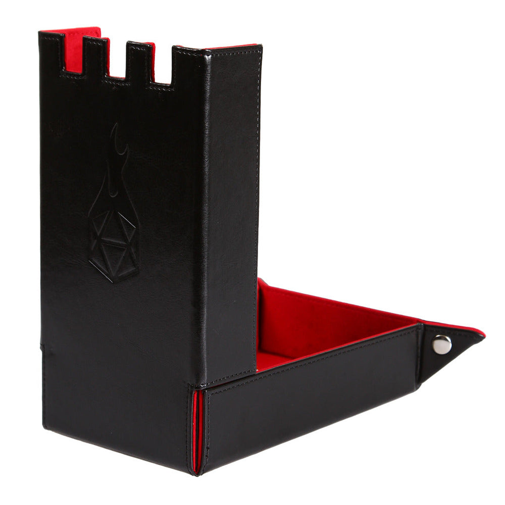 Forged Gaming Dice Tray & Tower: Draco Castle - Rainbow