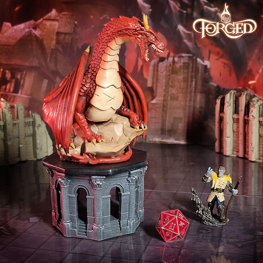 Forged Gaming Dice Jail: Dragon - Red