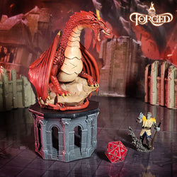 Forged Gaming Dice Jail: Dragon - Red