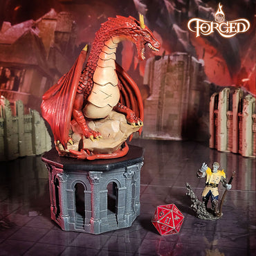 Forged Gaming Dice Jail: Dragon - Red