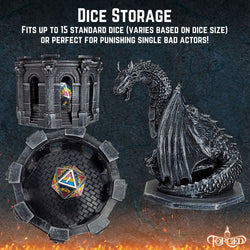 Forged Gaming Dice Jail: Dragon - Red