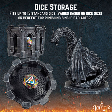 Forged Gaming Dice Jail: Dragon - Red