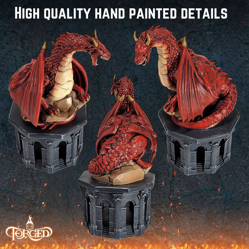 Forged Gaming Dice Jail: Dragon - Red