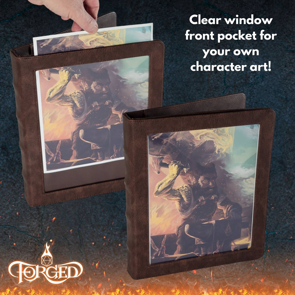 Forged Gaming: Game-Folio RPG Binder - Black