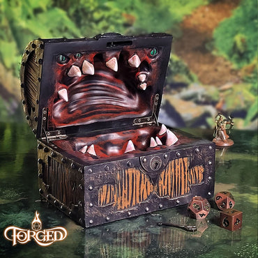 Forged Gaming Dice Case: Mimic Chest - Large