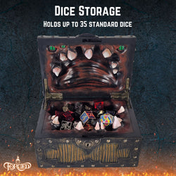 Forged Gaming Dice Case: Mimic Chest - Large