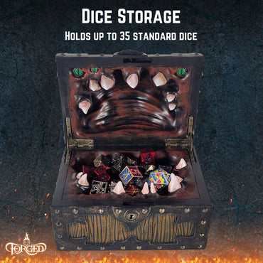Forged Gaming Dice Case: Mimic Chest - Large