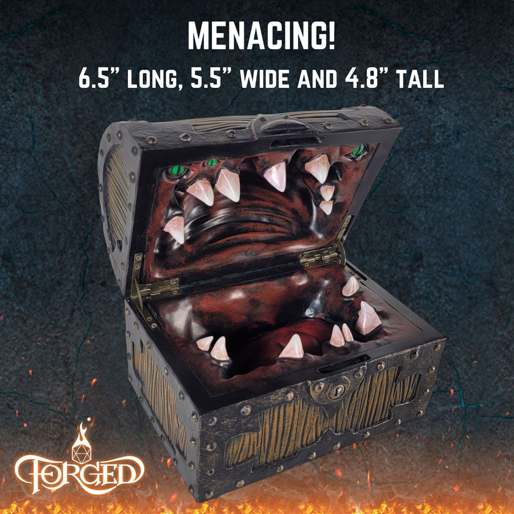 Forged Gaming Dice Case: Mimic Chest - Large