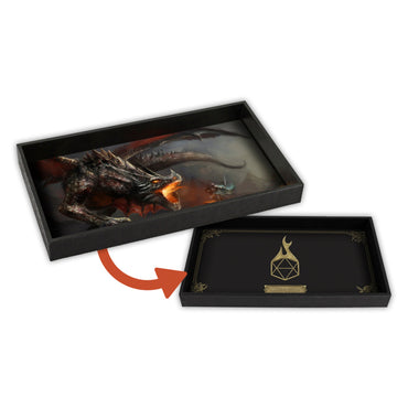 Forged Gaming Dice Tray: Reversible - Dragon Knight